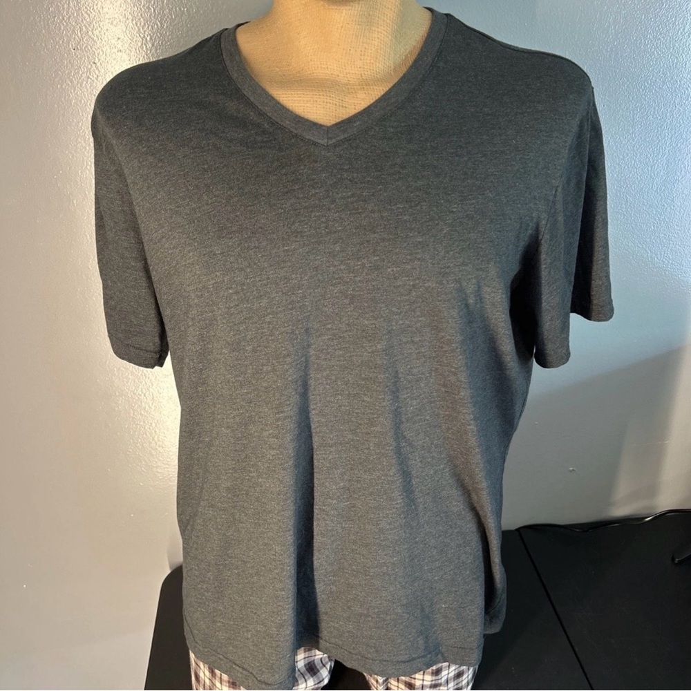 Banana Republic Eco Premium Wash White V Neck T-Shirt Men’s XL